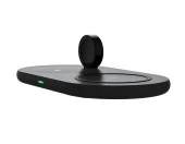 3-1 Arada 20W Hızlı Şarj Kablosuz Wireless LED Işıklı Iphone Apple Watch Airpods Şarj Stand Şarj Aleti thumbnail 4