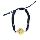 Altın Kaplama İpli Çeyrek Altın Bileklik BLK-187 thumbnail 1