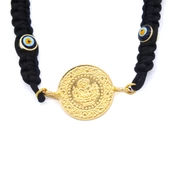 Altın Kaplama İpli Çeyrek Altın Bileklik BLK-187 thumbnail 5