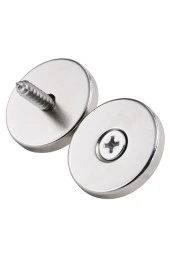 Havşalı Neodyum Mıknatıs - Ø20xø10/5x5mm - Ahşap, Plastik, Betona 5 adet - 5