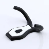 Galata Askı Dolap Askılık Vestiyer Banyo Mutfak Askılığı Duvar Kapı Elbise Kıyafet Askısı Siyah thumbnail 6