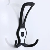 Galata Askı Siyah Dolap Askılık Askılığı Duvar Vestiyer Banyo Mutfak Kapı Elbise Kıyafet Askısı thumbnail 5