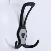 Galata Askı Siyah Dolap Askılık Askılığı Duvar Vestiyer Banyo Mutfak Portmanto Elbise Kıyafet Askısı thumbnail 6