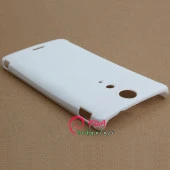 Sony Xperia TX LT29i Sert Kauçuk Kılıf - Beyaz thumbnail 1