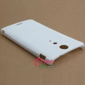 Sony Xperia TX LT29i Sert Kauçuk Kılıf - Beyaz thumbnail 2