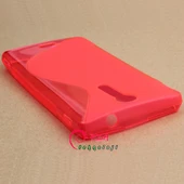Sony Xperia TX LT29i S Desenli Silikon Kılıf - Pembe - 1