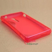 Sony Xperia TX LT29i S Desenli Silikon Kılıf - Pembe - 5