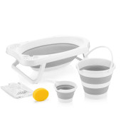 BM Care 5'li Katlanabilir Banyo Küvet Seti (Gri) - 1