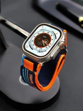 Tfy Store Watc 44-45-49 mm Uyumlu Alice Travel Loop Kumaş Kordon - 8