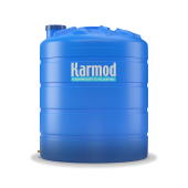 8 Ton Polietilen Dikey Su Deposu - Mavi - 1