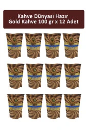 Kahve Dünyası Gold Hazır  Kahve 100 gr x 12 Adet - 1