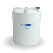 20 Ton Polietilen Dikey Su Deposu - Beyaz thumbnail 2