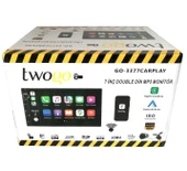Twogo Go 3377 7 Inch Double Teyp Carplay Andorid Auto Bluetooth/USB/4x60W/Geri Görüş Kamerası - 2
