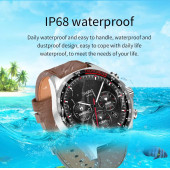 SK27 Business Amoled Ekran Metal / Deri / Silikon Kordonlu Watch 4 Pro Uyumlu Akıllı Saat - 6