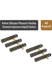 Kahve Dünyası Pleasure Vanilya Aromalı Espresso Kapsül Kahve 60 Kapsül thumbnail 1