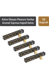 Kahve Dünyası Pleasure Vanilya Aromalı Espresso Kapsül Kahve 50 Kapsül thumbnail 1