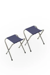 Exent Katlanır Balıkçı taburesi, kamp taburesi, piknik taburesi, Kamp Sandalyesi-LACİVERT-**2 ADET** thumbnail 1