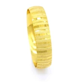 22 Ayar Altın Kaplama 1.5 cm Kalınlıkta İmitasyon Bilezik BLZ-1408 - 3