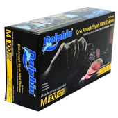Dolphin Latexsiz Pudrasız Siyah Nitril Gıda Eldiveni (M) 100lü - 4