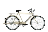BİSAN ROADSTAR CLASSIC HİZMET BİSİKLETİ 58CM V 26 JANT 1 VİTES BEYAZ SİYAH GOLD - 1