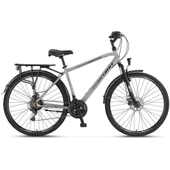 ÜMİT 2843 MONTANA 2D ERKEK ŞEHİR BİSİKLETİ 480H MD 28 JANT 21 VİTES NARDO GRAY - 1