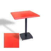 Egos Werzalit Kare Masa 80x80 - Kırmızı - 1