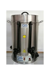 CVS Dn 91107 . 80 Bardak Elektrikli Termostatlı 8 Lt Paslanmaz Çelik Semaver Çay Otomatı Makinesi - 1