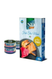 N&D N&D Nd Balıklı Trio Menü Kedi Konserve Maması 6x70gr - 1