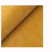 Yönsüz Kadife Döşemelik Kumaş - Sarı - 1