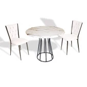 Palermo Werzalit - Kapitoneli Fiskos Takımı Q80 - Bianca Carrara Beyaz - 1