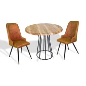 Palermo Werzalit - Çırağan Fiskos Takımı Q80 - Indiana Wood Kiremit - 1