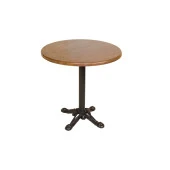 Çipa Werzalit Yuvarlak Masa Q 60cm ESB - Koyu Ahşap - 1