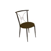 Tiffany Tel Sandalye - Kahve - 1