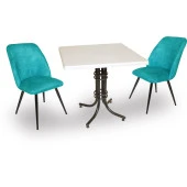 Buket Werzalit Kare ESB-Nilüfer Fiskos Seti - Turkuaz - 1