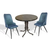 Buket Werzalit Yuvarlak ESB-Çırağan Fiskos Seti - Mavi - 1