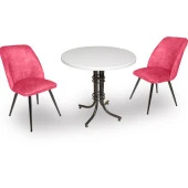 Buket Werzalit Yuvarlak ESB - Nilüfer Fiskos Seti - Pembe - 1