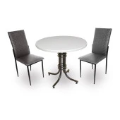 Buket Werzalit Yuvarlak ESB-Gözde Fiskos Seti - Siyah - 1