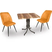 Buket Werzalit Kare ESB-Nilüfer Fiskos Seti - Indiana Wood Sarı - 1