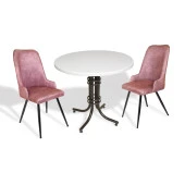 Buket Werzalit Yuvarlak ESB-Çırağan Fiskos Seti - Pembe - 1