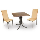 Buket Werzalit Kare ESB -Gözde Fiskos Seti - Antik Dark Kapiçino - 1