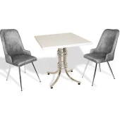 Buket Werzalit Kare - Çırağan Fiskos Seti - Füme - 1