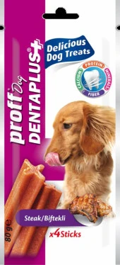 Proff Dentaplus Biftekli Köpek Ödülü 4'lü - 1