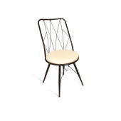 Royal Tel Sandalye (Elektrostatik Boya) - Mor - 1