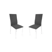 Gözde Sandalye (Kumaş) (2 Adet ) - Siyah - 1