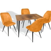 Manolya - Nilüfer ESB Mutfak Masa Takımı - Sarı - 1