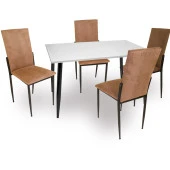 Manolya - Gözde ESB Mutfak Masa Takımı - Kahve - 1