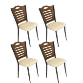 Merdiven Tip Sandalye ESB (4 Adet) - Krem - 1