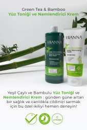 Bianna Yeşil Çay ve Bambu özlü Nemlendirici Krem ve Yüz Temizleme Toniği - 2