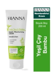 Bianna Yeşil Çay ve Bambu Özlü Kil Maskesi ve Nemlendirici Krem 200+200 ml. Akne ve Siyah Nokta Karşıtı - 3