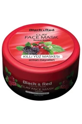 Black Red Doğal Kil Maskesi Kömür, Orman Meyveli 400 gr x 2 - 2